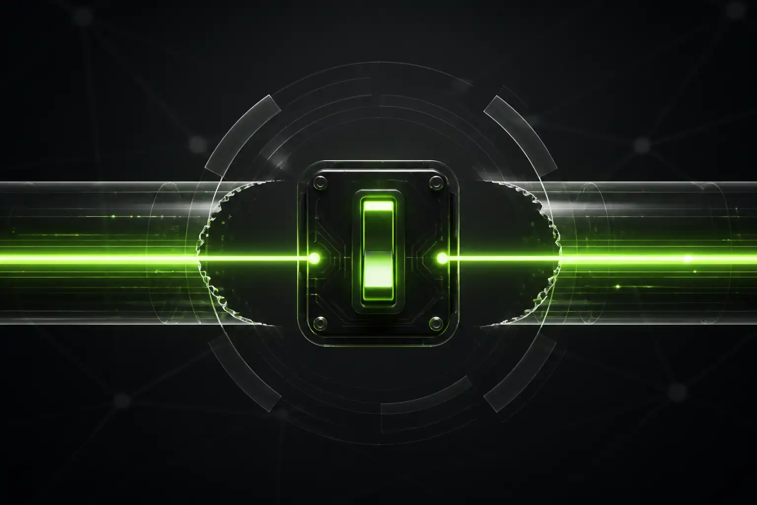 Protected network line closing when a VPN tunnel breaks
